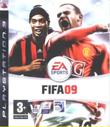 FIFA Soccer 09 (USA) (v1.02) (Disc) (Update) box cover front